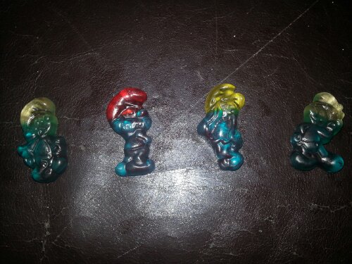 Haribo Smurf gummi candy